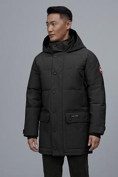 Chamarras Canada Goose Hombre Outlet - Emory Abrigos Negros KL8351204